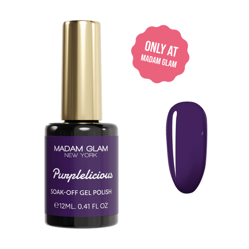Purplelicious - Ongles Elaine Lemay 