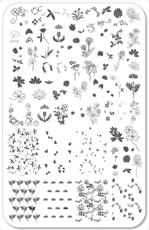 CJS-H-105 Pretty Clover - Ongles Elaine Lemay 