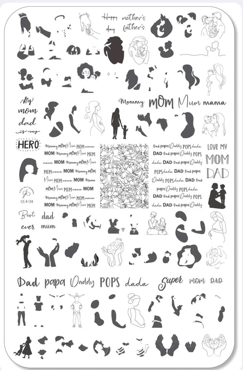 CJS-H-108 Mom & Dad’s Day - Ongles Elaine Lemay 