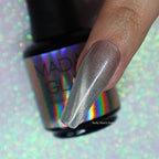 Holographic Cat Eye - Ongles Elaine Lemay 