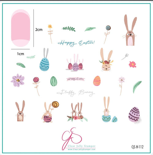 CJS-H-112 Bunny Bliss - Ongles Elaine Lemay 
