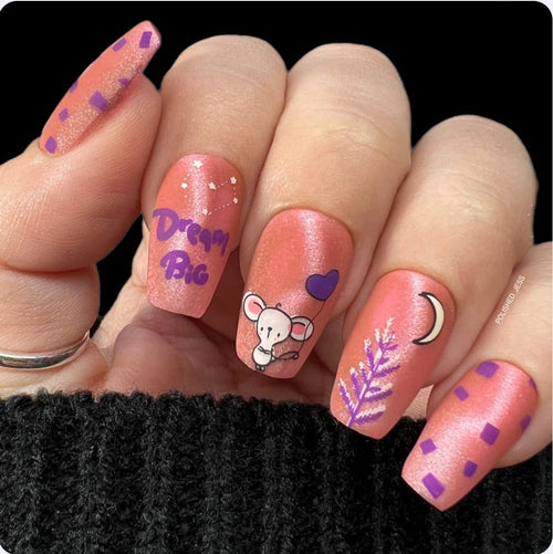 CJS-C-38 Merry ChrisMouse - Ongles Elaine Lemay 