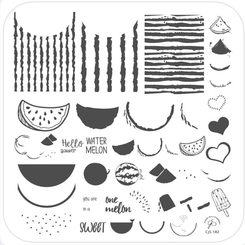 CJS-182 One in a Melon - Ongles Elaine Lemay 