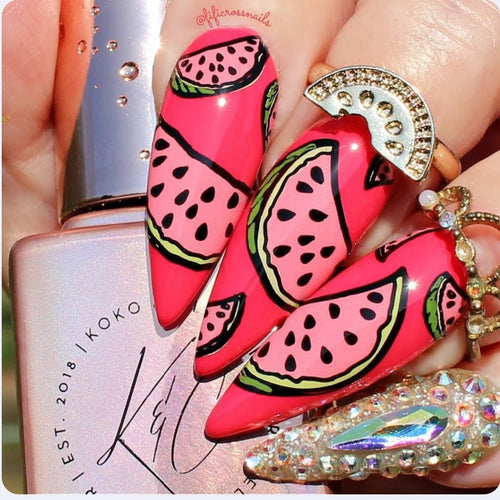 CJS-182 One in a Melon - Ongles Elaine Lemay 