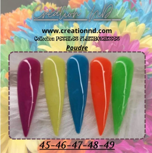 Pétales Flamboyantes - Ongles Elaine Lemay 