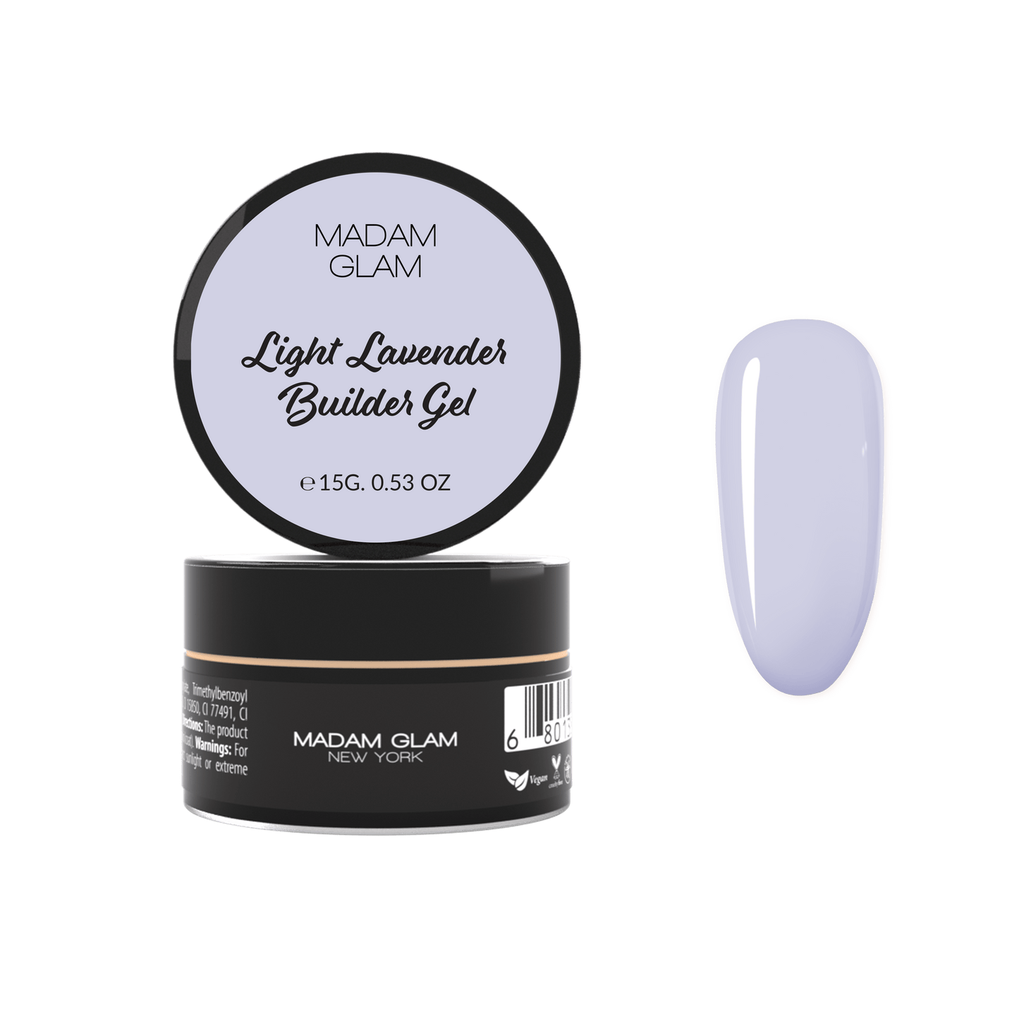 Builder gel Light Lavender en pot 15g