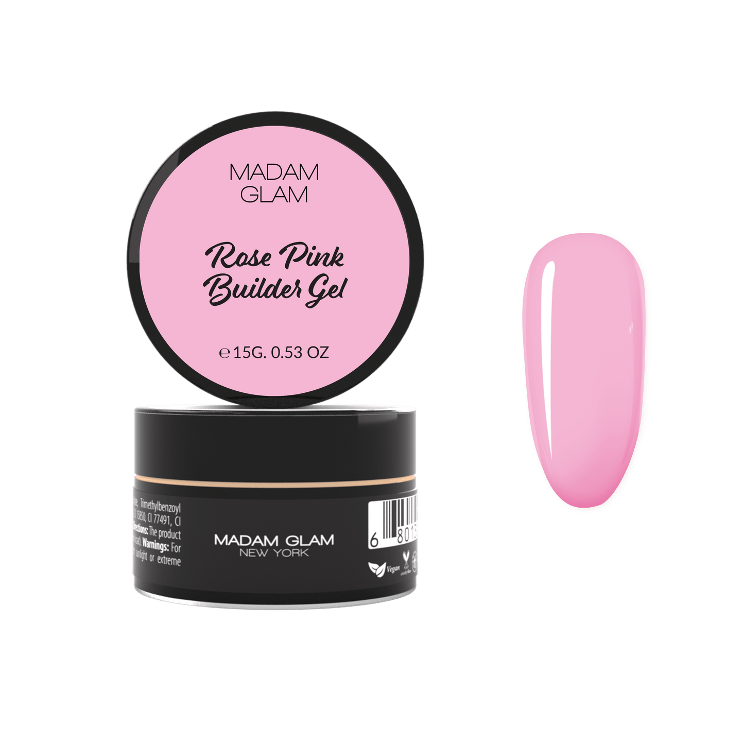 Builder gel Rose Pink en pot 15g