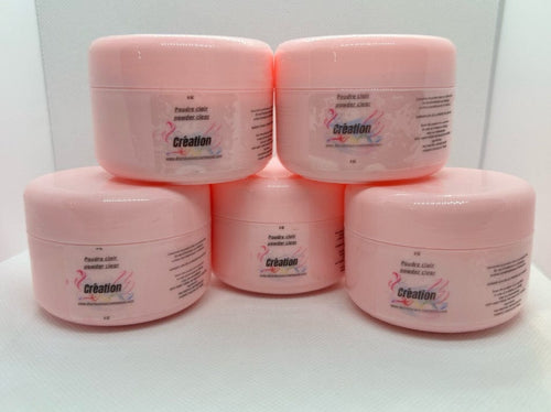 Poudre claire 4oz - Ongles Elaine Lemay 