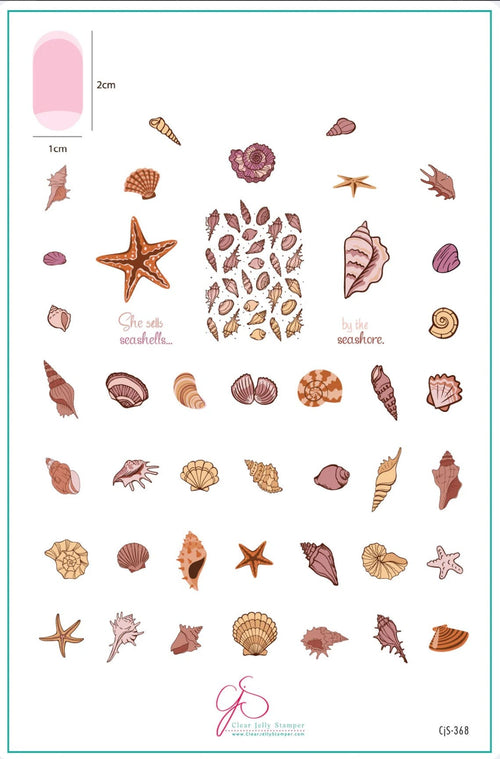 CJS-368 She Sells Seashells - Ongles Elaine Lemay 