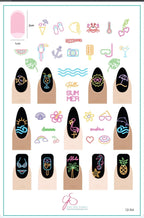CJS-366 Neon Summer - Ongles Elaine Lemay 