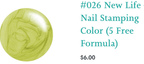#026 New Life vernis à Stamping - Ongles Elaine Lemay 