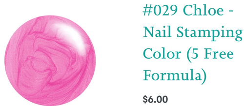 #029 Chloe vernis à stamping - Ongles Elaine Lemay 