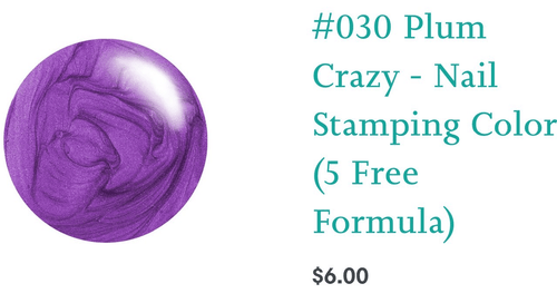 #030 Plum Crazy - Ongles Elaine Lemay 