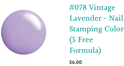 #078 Vintage Lavender - Ongles Elaine Lemay 