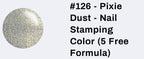 #126 Pixie Dust vernis à stamping - Ongles Elaine Lemay 