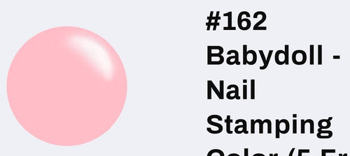 #162 Babydoll vernis à stamping - Ongles Elaine Lemay 