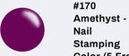 #170 Amethyst vernis à stamping - Ongles Elaine Lemay 