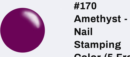 #170 Amethyst vernis à stamping - Ongles Elaine Lemay 