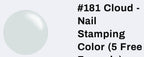 #181 Cloud vernis à stamping - Ongles Elaine Lemay 