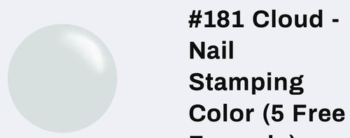 #181 Cloud vernis à stamping - Ongles Elaine Lemay 