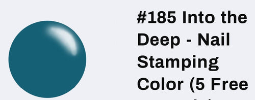#185 Into the Deep vernis à stamping - Ongles Elaine Lemay 
