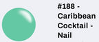 #188 Caribbean Cocktail vernis à stamping - Ongles Elaine Lemay 