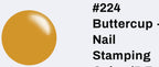 #224 Buttercup vernis à stamping - Ongles Elaine Lemay 