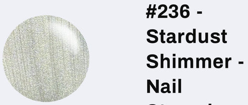 #236 Stardust Shimmer vernis à stamping - Ongles Elaine Lemay 