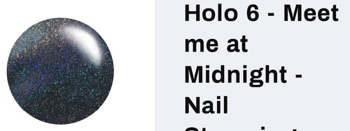Holo #06 Meet me at Midnight vernis à stamping - Ongles Elaine Lemay 