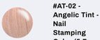 #AT-02 Angelic Tint vernis à stamping - Ongles Elaine Lemay 