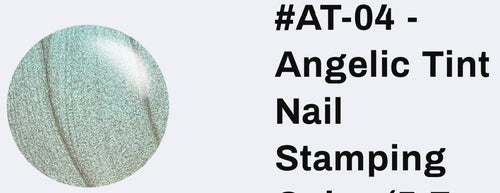 #AT-04 Angelic Tint vernis à stamping - Ongles Elaine Lemay 