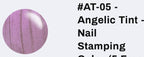 #AT-05 Angelic Tint vernis à stamping - Ongles Elaine Lemay 