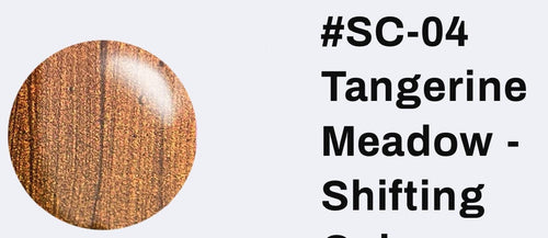 #SC-04 Tangerine Meadow vernis à stamping - Ongles Elaine Lemay 