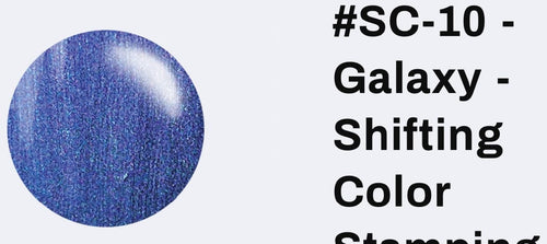 #SC-10 Galaxy vernis à stamping - Ongles Elaine Lemay 