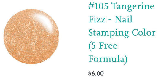 #105 Tangerine Fizz vernis à stamping