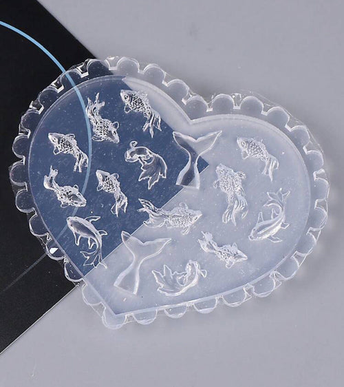 Moule 3D Poisson Koi - Ongles Elaine Lemay 