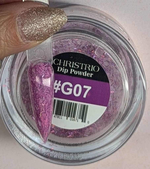 Polydip Glitter #07 - Ongles Elaine Lemay 
