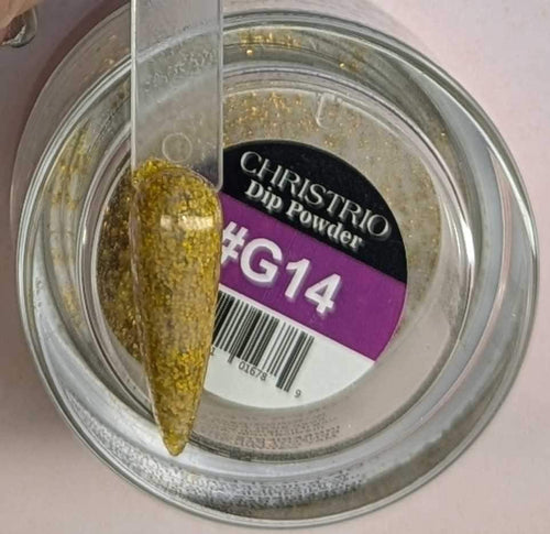 Polydip Glitter #14 - Ongles Elaine Lemay 
