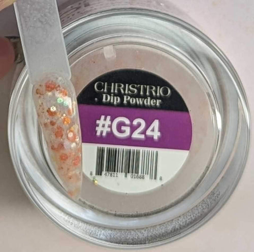 Polydip Glitter #24 - Ongles Elaine Lemay 