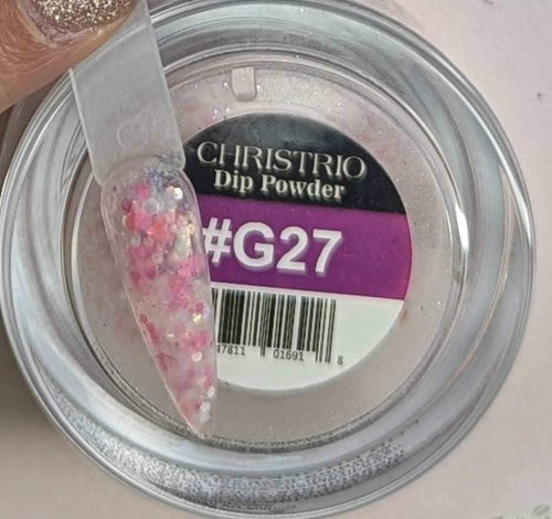 Polydip Glitter #27 - Ongles Elaine Lemay 