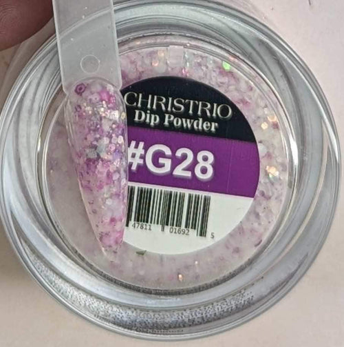 Polydip Glitter #28 - Ongles Elaine Lemay 