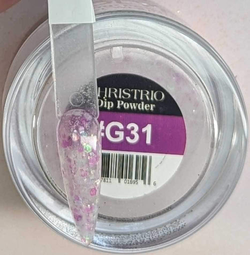 Polydip Glitter #31 - Ongles Elaine Lemay 