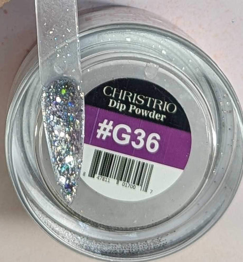 Polydip Glitter #36 - Ongles Elaine Lemay 