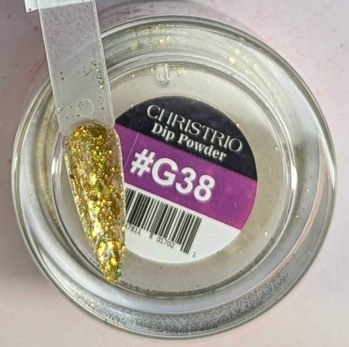 Polydip Glitter #38 - Ongles Elaine Lemay 