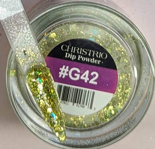 Polydip Glitter #42 - Ongles Elaine Lemay 