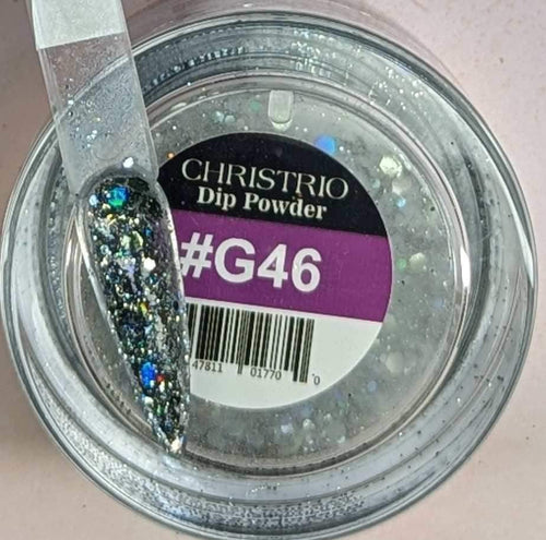 Polydip Glitter #46 - Ongles Elaine Lemay 