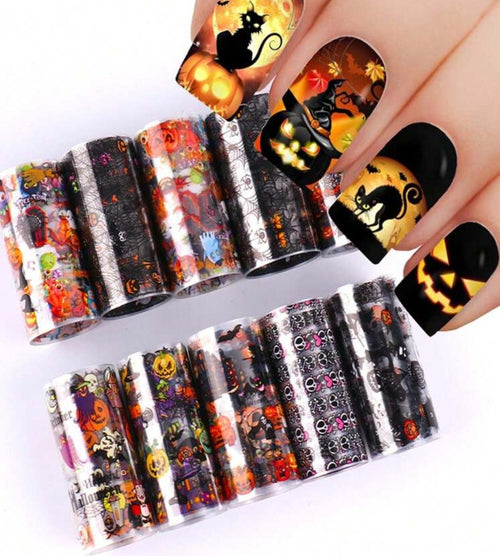 Foil Halloween 2024 - Ongles Elaine Lemay 