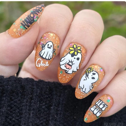 CJS-H-115 Hey Boo - Ongles Elaine Lemay 