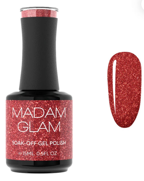 Scarlet Red - Ongles Elaine Lemay 