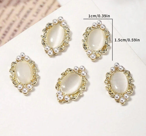 Bijoux or paquet de 10 - Ongles Elaine Lemay 